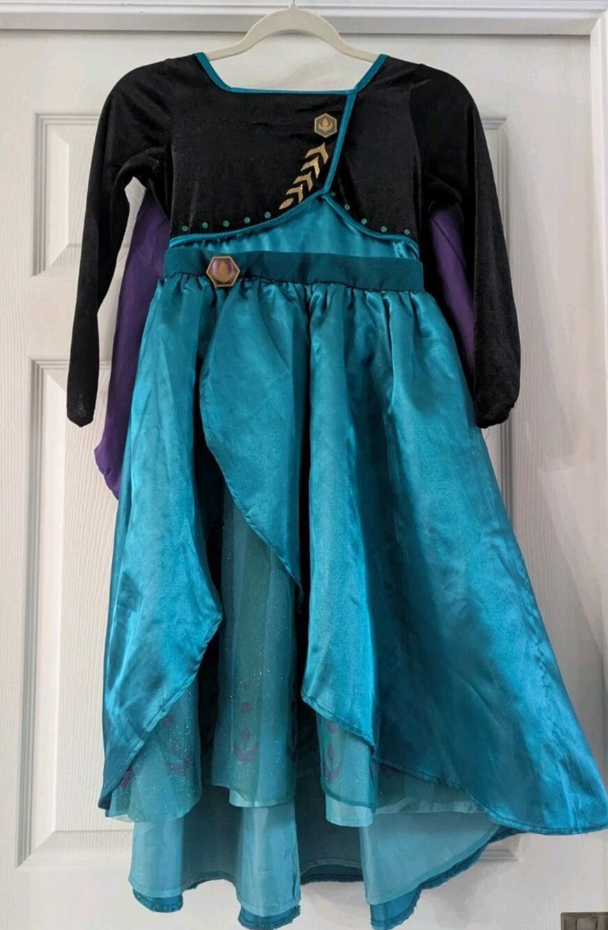 Disney Frozen Queen Anna Costume Medium (7-8) Disguise
